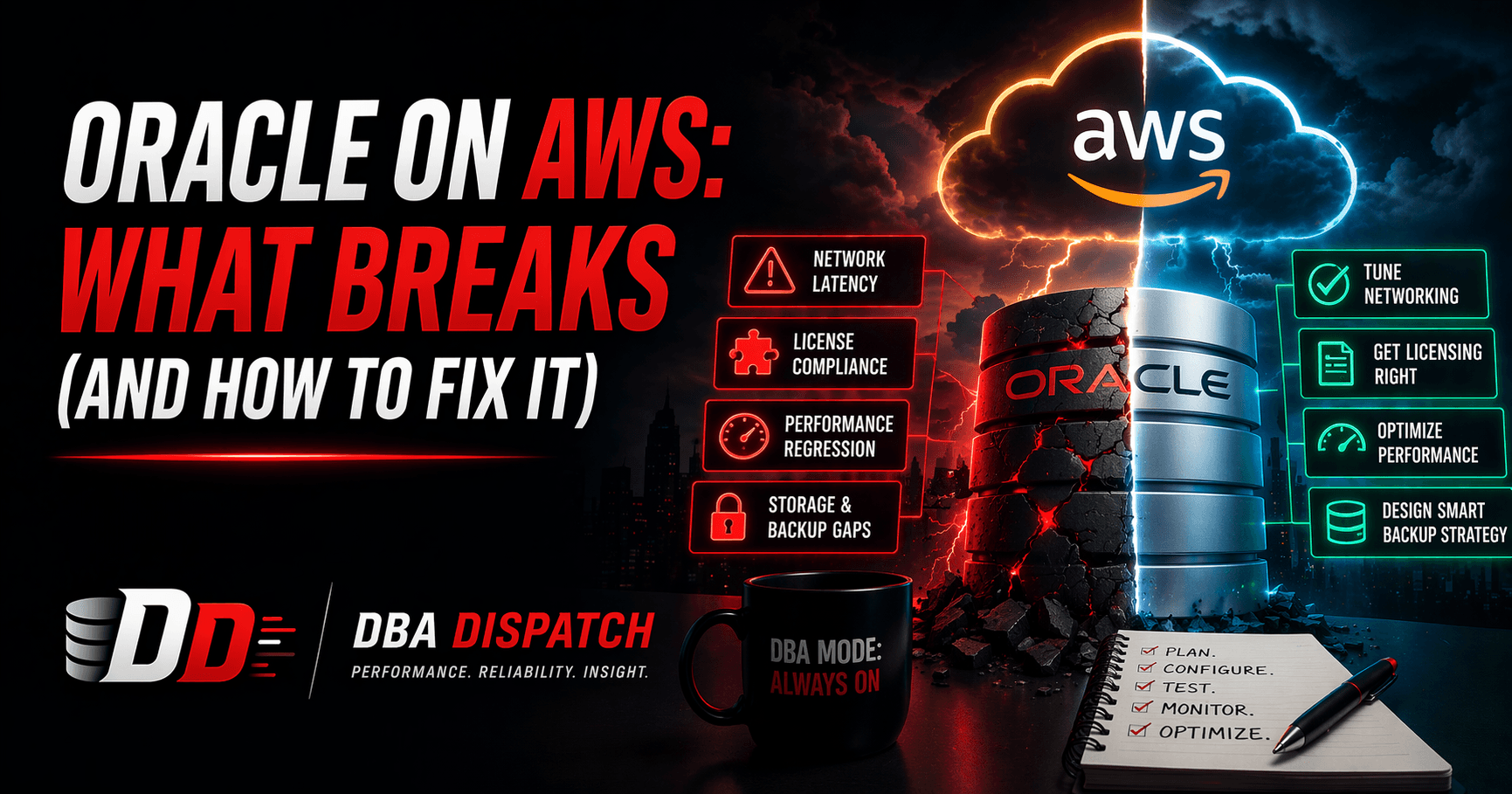 Oracle on AWS: What Breaks (and How to Fix It)