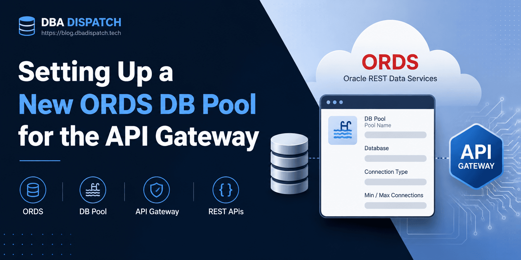 Setting Up a New ORDS DB Pool for the API Gateway